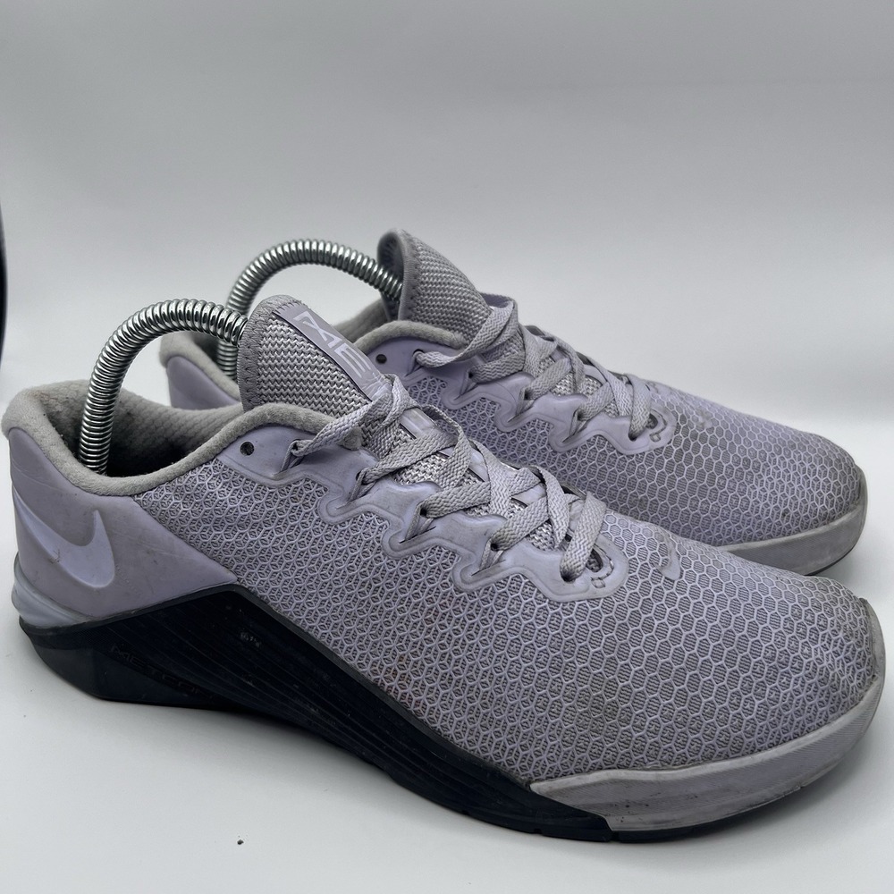 Nike Metcon 5 Shoes Women's Size 9‎ Crossfit Weightlifting Training Purple Gym